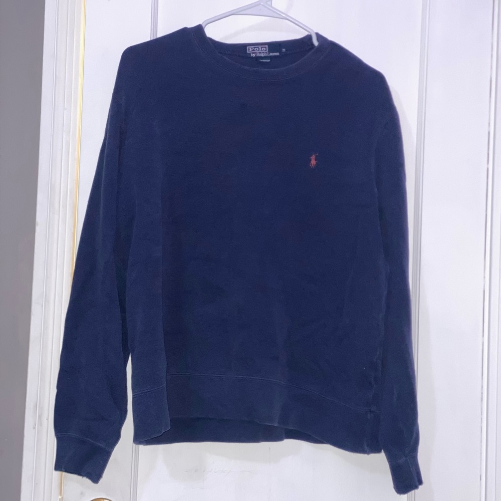 Polo Ralph Lauren Navy Blue Crewneck Sweater